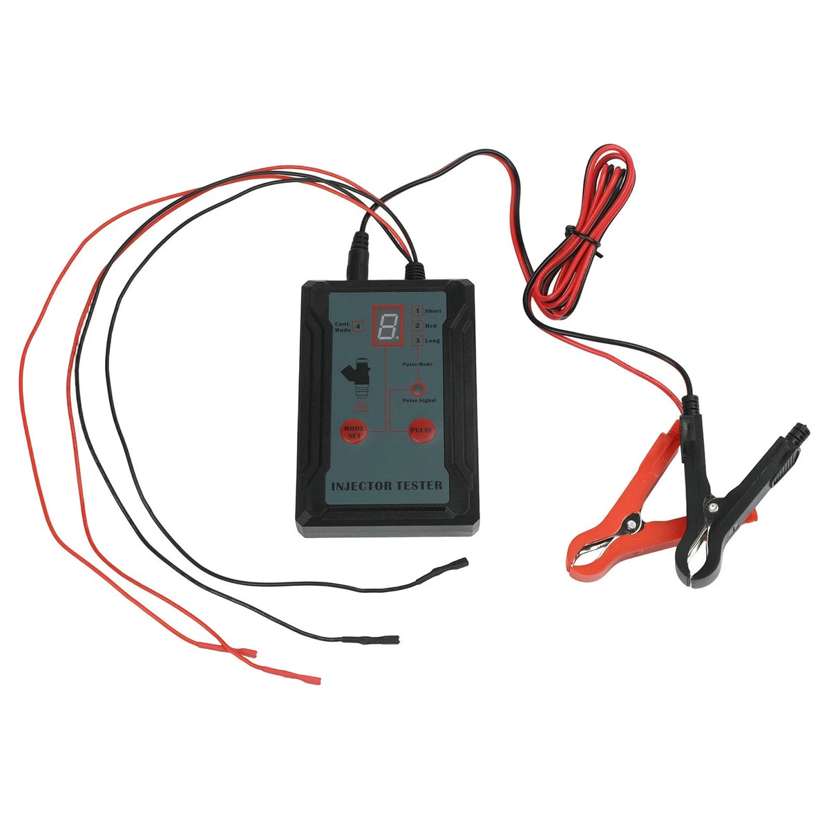 Fuel Injector Tester for Automotive (12V/5V Output, 40-inch Cable)