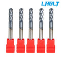 Carbide End Mill 1/4" 4 Flute Ball Nose for LABLT (20×)