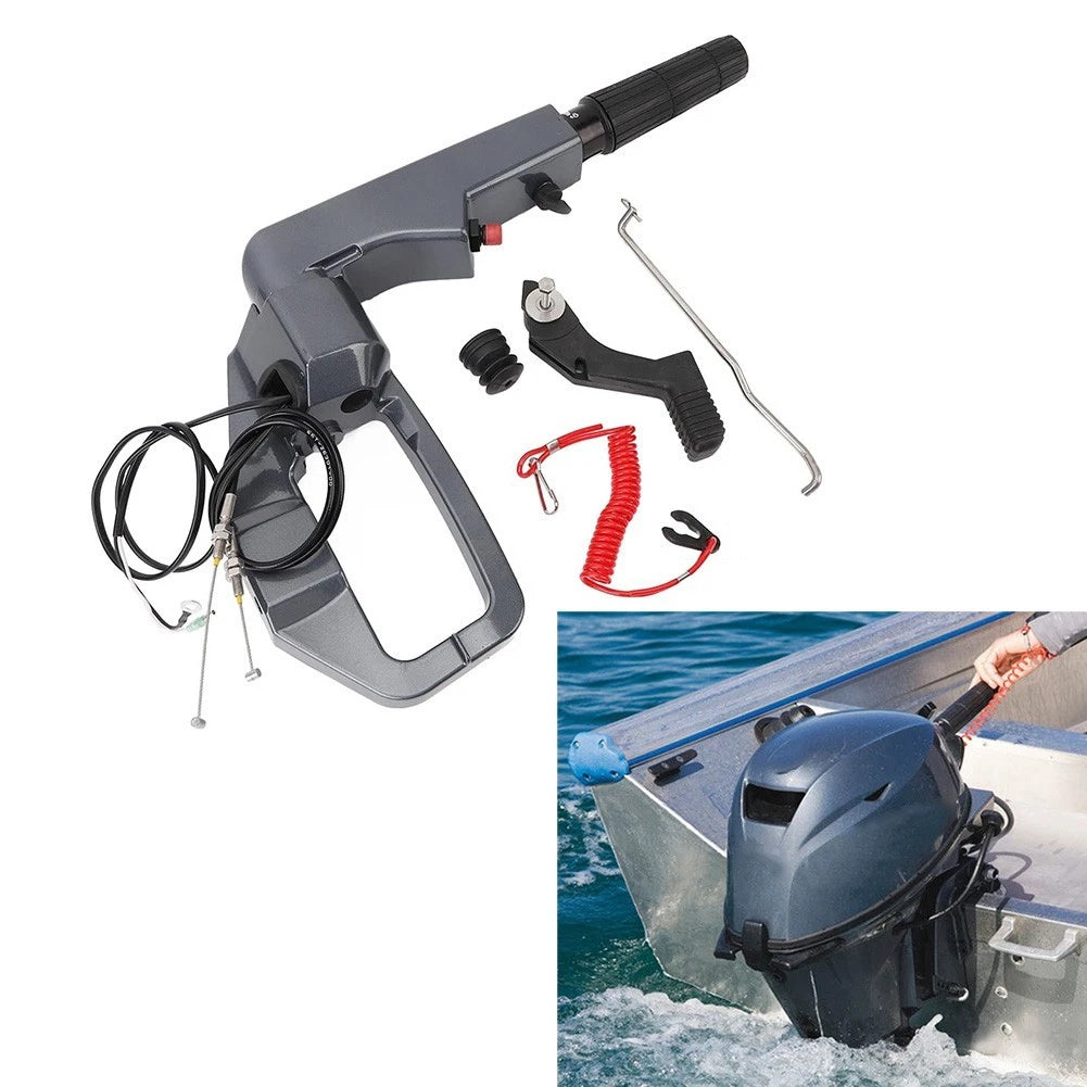 Steering Handle Assembly with Cable for 2 40HP Outboard Motor E40X
