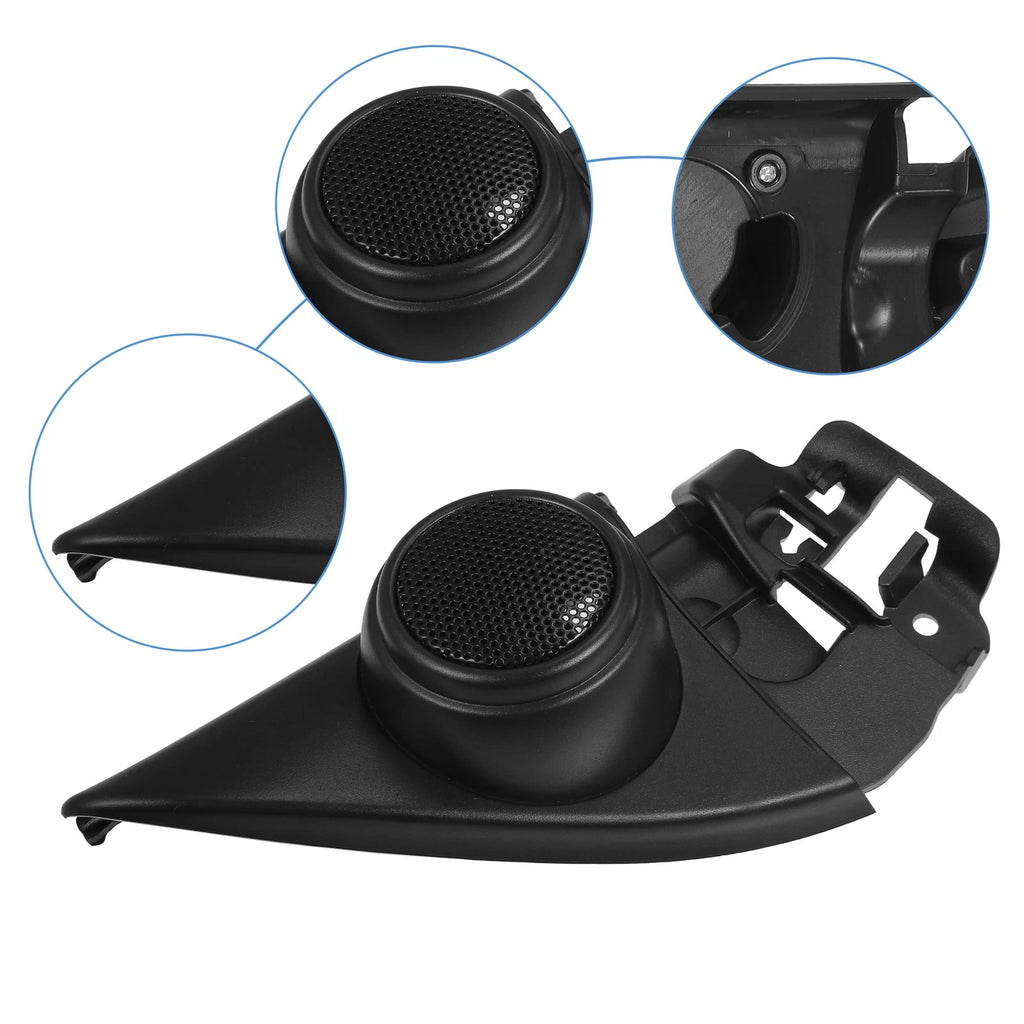 Pair Door Tweeter Speaker Panel Cover Trim for Volkswagen Jetta (2013–2019)