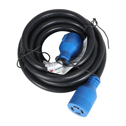 15 Foot 30A Generator Cord L14-30P to L14-30R