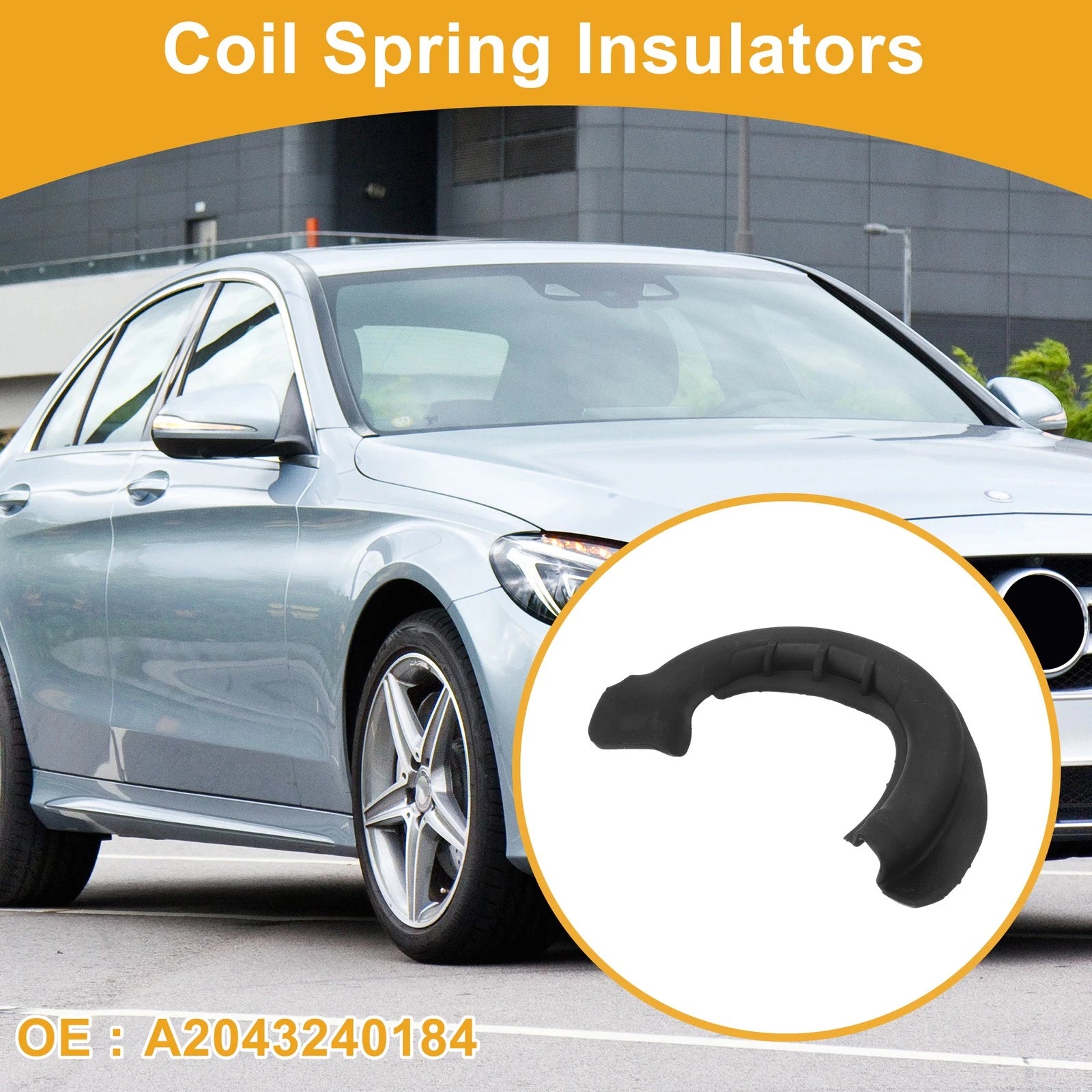 Lower Coil Spring Insulators for Mercedes-Benz C250 (2012–2015)