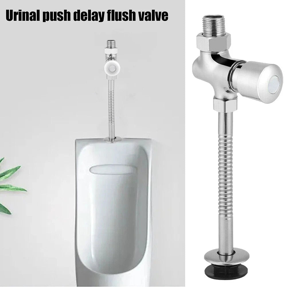 Manual Hand Press Urinal Flush Valve for Efficient Water Saving
