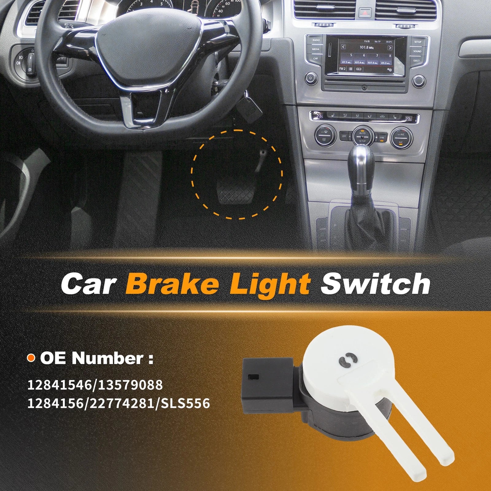 Brake Light Switch for Buick LaCrosse 12–16 Parking Stop Lamp Switch