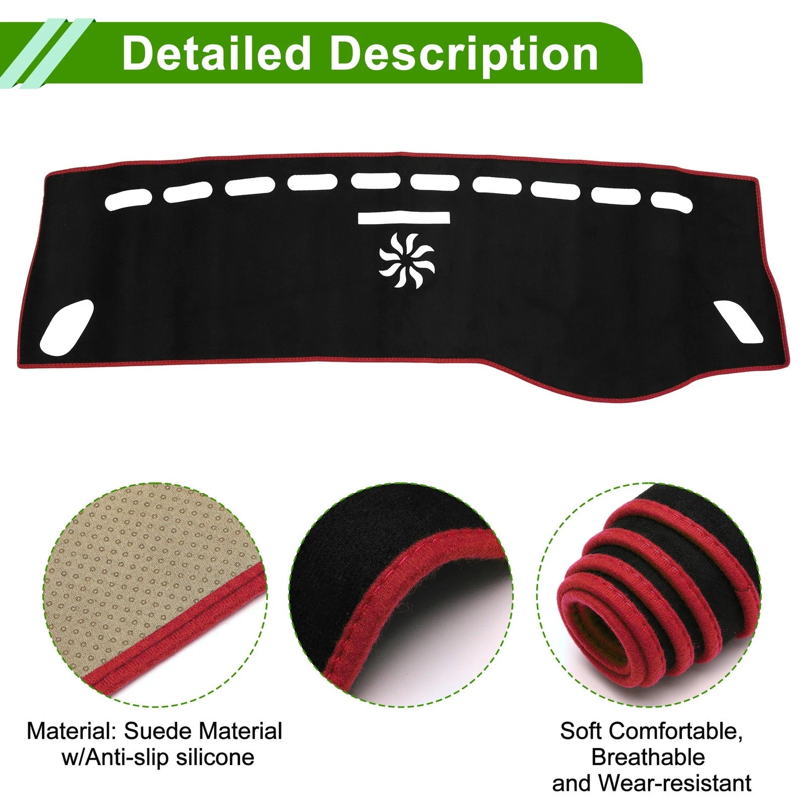 Dashboard Dash Cover Mat for Mercedes A-Class (2013–2017) Sun Protector
