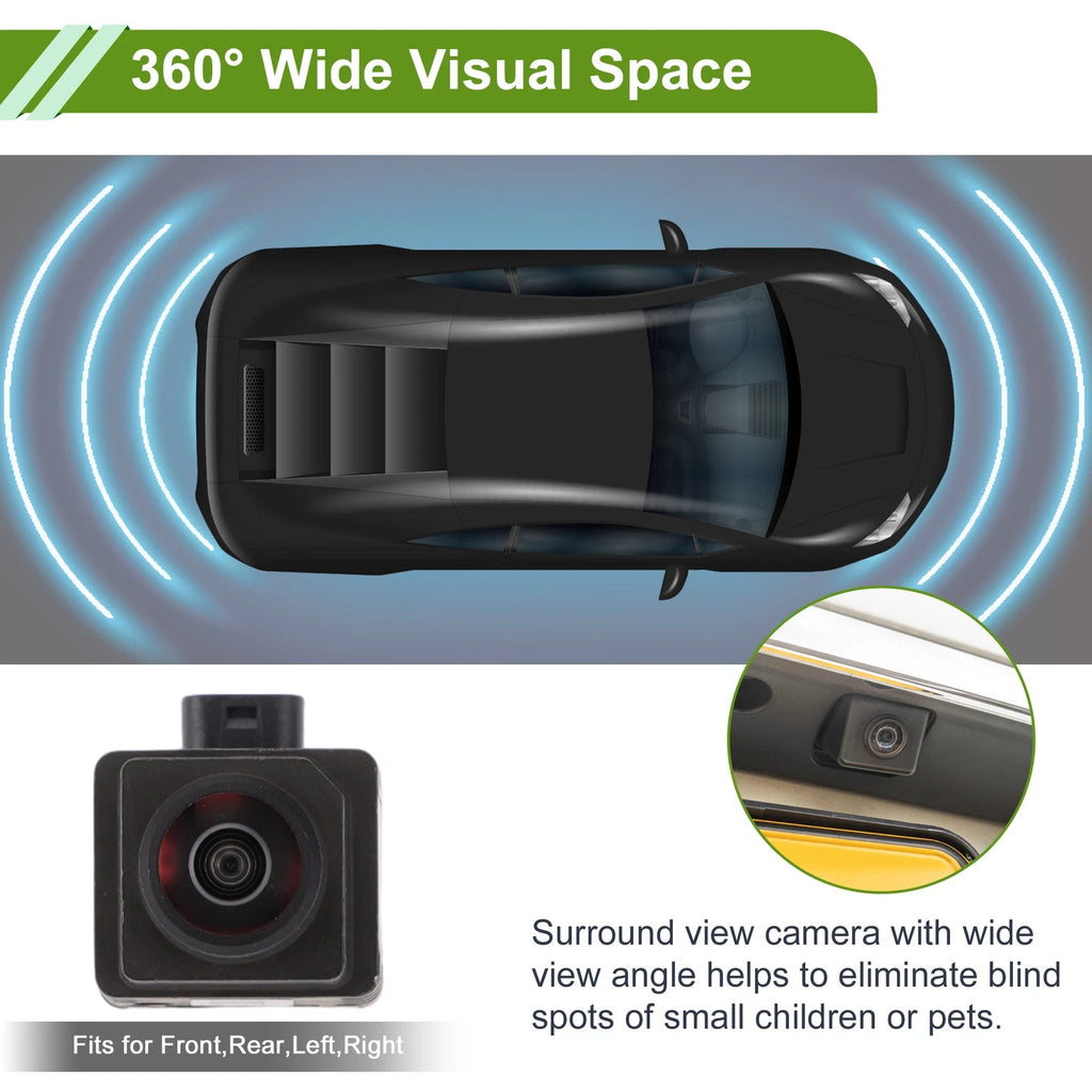 Surround View Camera 360 Replacement for BMW 5 6 7 M5 X3 X4 G01 G02 (2017–2022)
