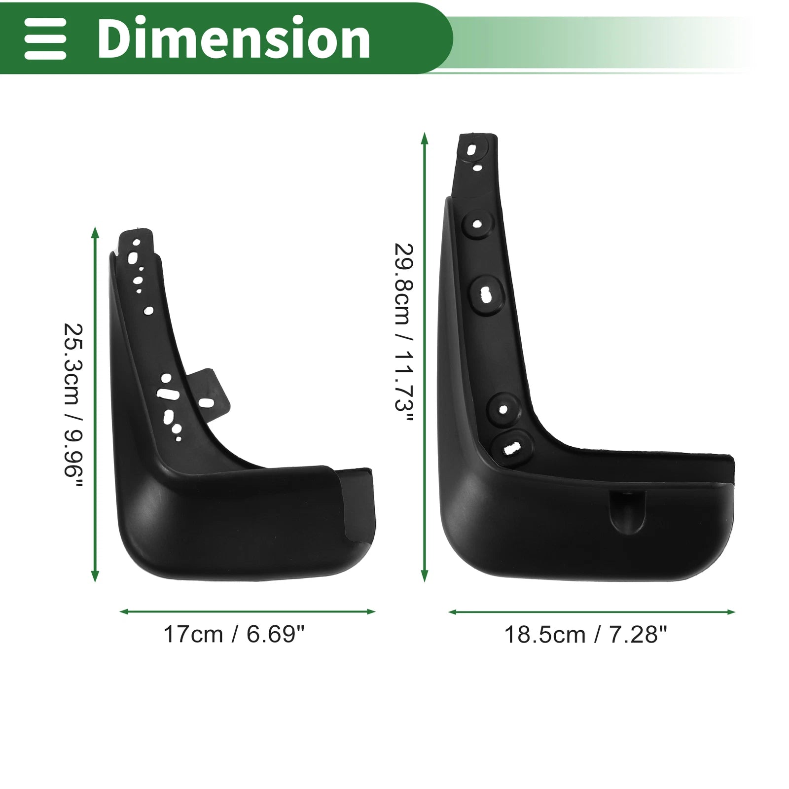 Mud Flaps Splash Guards for Kia K5 (2011–2014) W/ Mount Accessories