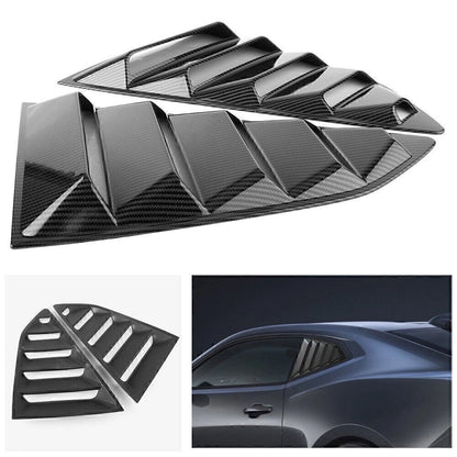Rear Side Window Louver Cover for Chevy Camaro (2016–2022)