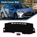 Dash Cover Mat Replacement for Toyota Corolla 2007–2012 with Sticker Set