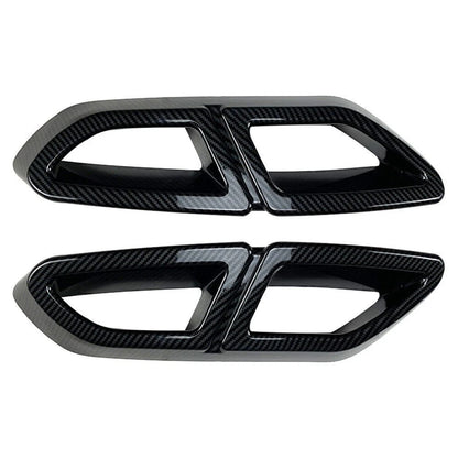 Rear Exhaust Muffler Tail Pipe Cover for VW Passat B8 (2016–2019) Carbon Fiber