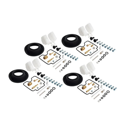 4X Carburetor Repair Kit for Yamaha XVS1100/XVS1100A (1999–2009)