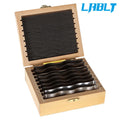 Set of 9 Wavy Steel Parallel Parallels for Precise Machining (Hardened)