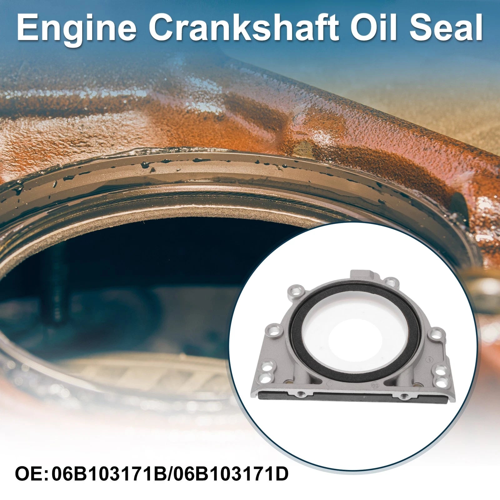 Crankshaft Oil Seal Rear for Audi A3 1996–2013 (Engine Main Seal)