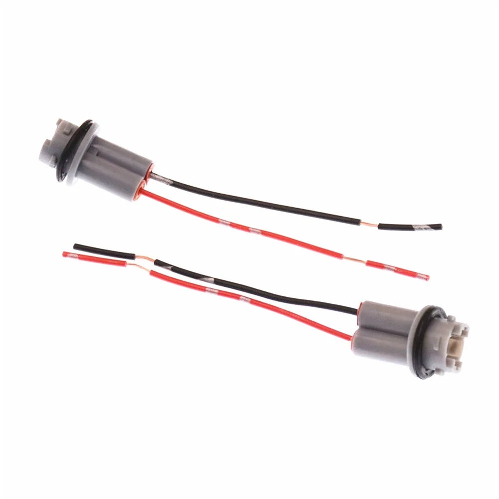 2X T10 T13 T15 LED Light Bulb Connector with Pre-Wired Socket for