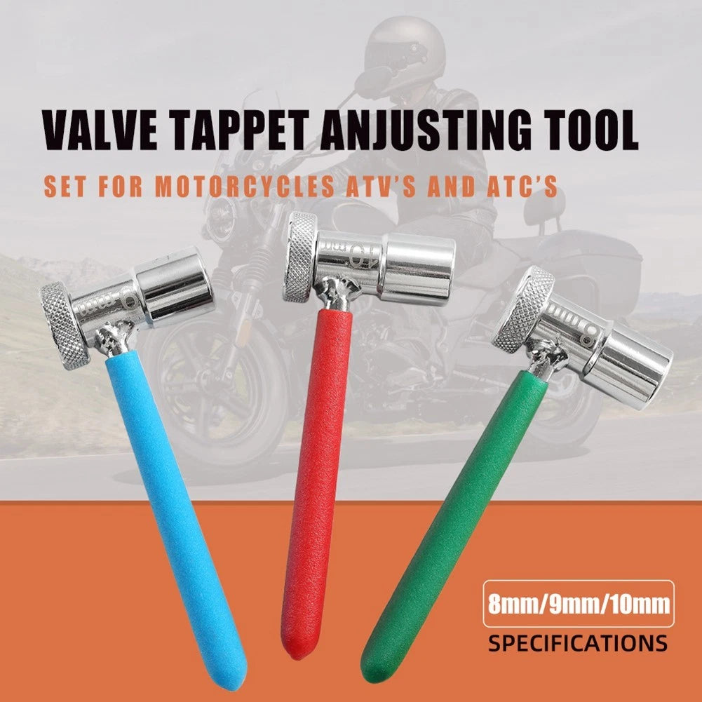 Valve Adjustment Tool Kit for ATV 8mm 9mm 10mm Socket Sizes
