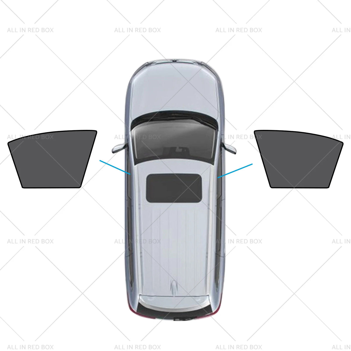2X Front Window Shades for Mazda 6 Liftback (2007–2012)