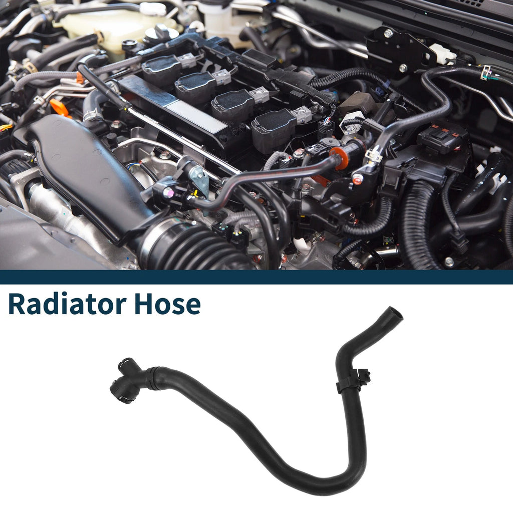 Radiator Hose Coolant Pipe for Audi A3 2003–2012 Rubber Black