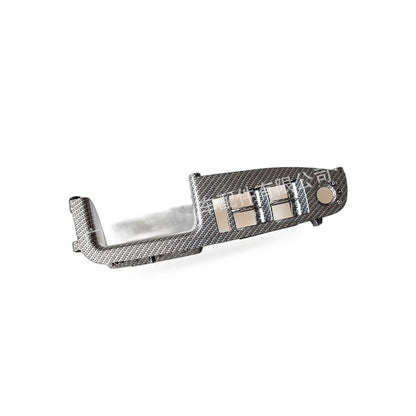 Door Handle Switch Panel for Audi A4 B6 B7 (2002–2008) Carbon Texture