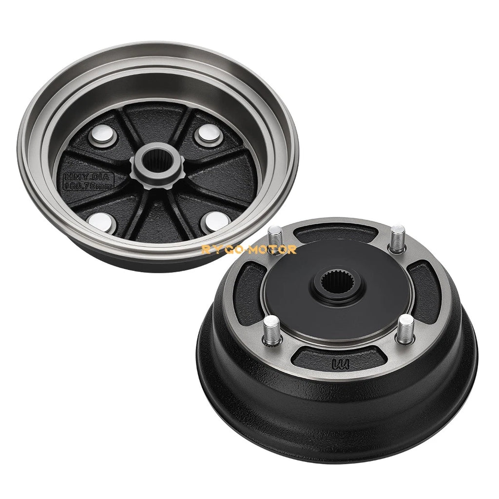2X Rear Brake Drum Hub for Kawasaki Mule 3010 KAF620E KAF950B (2001–2008)