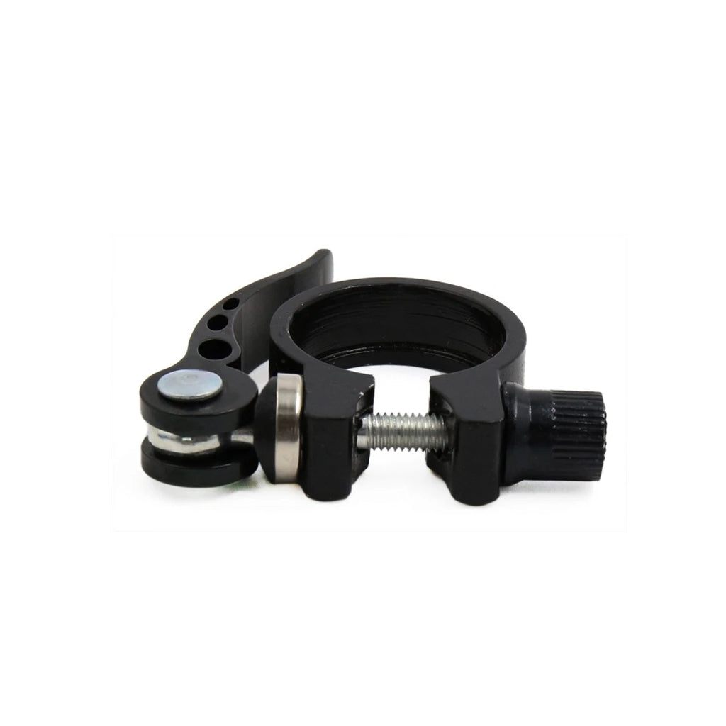 31.8mm Aluminum Alloy Quick Release Seatpost Clamp for Bicycle Saddle (Black)