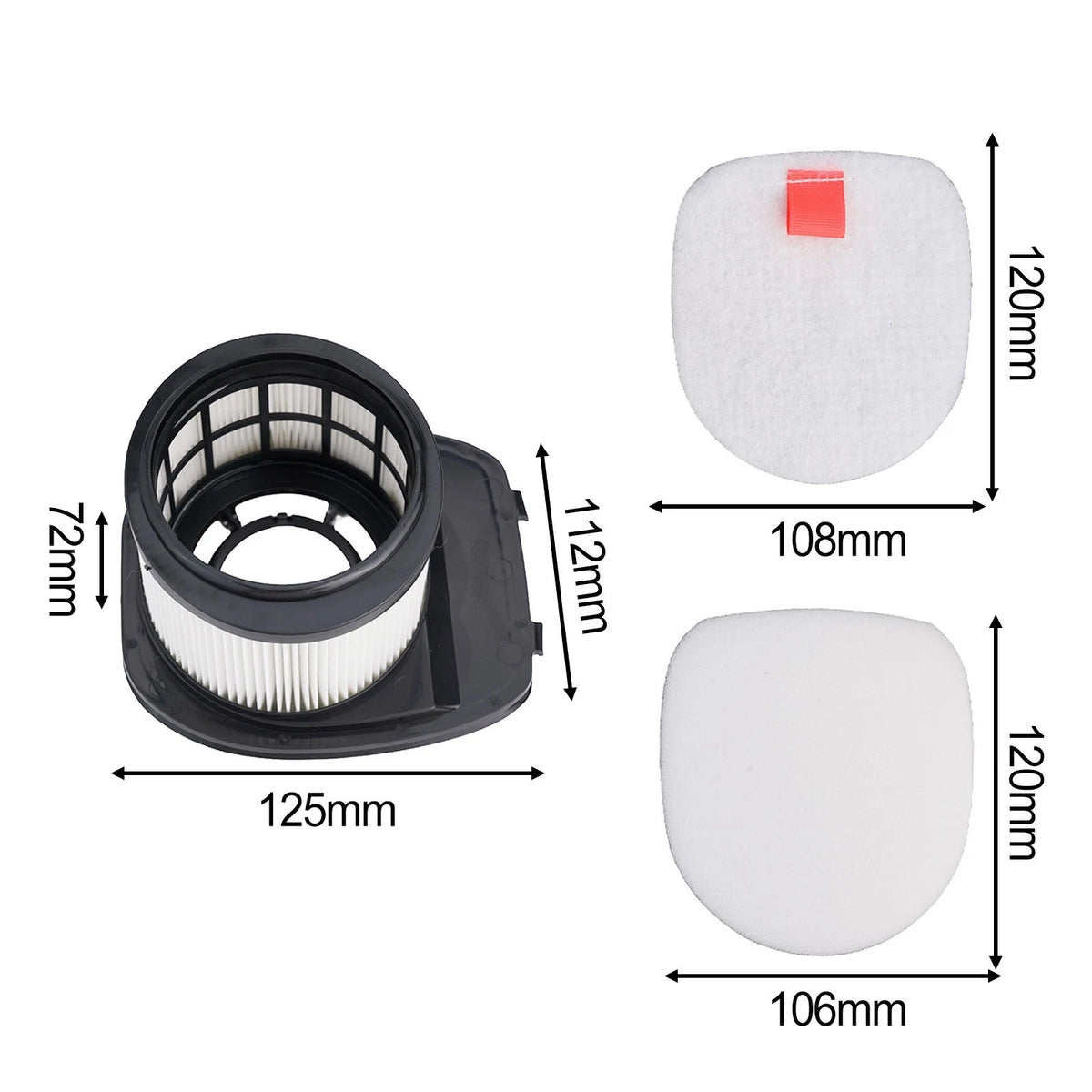WZ240 Filter Replacement for Shark Upright Vacuum