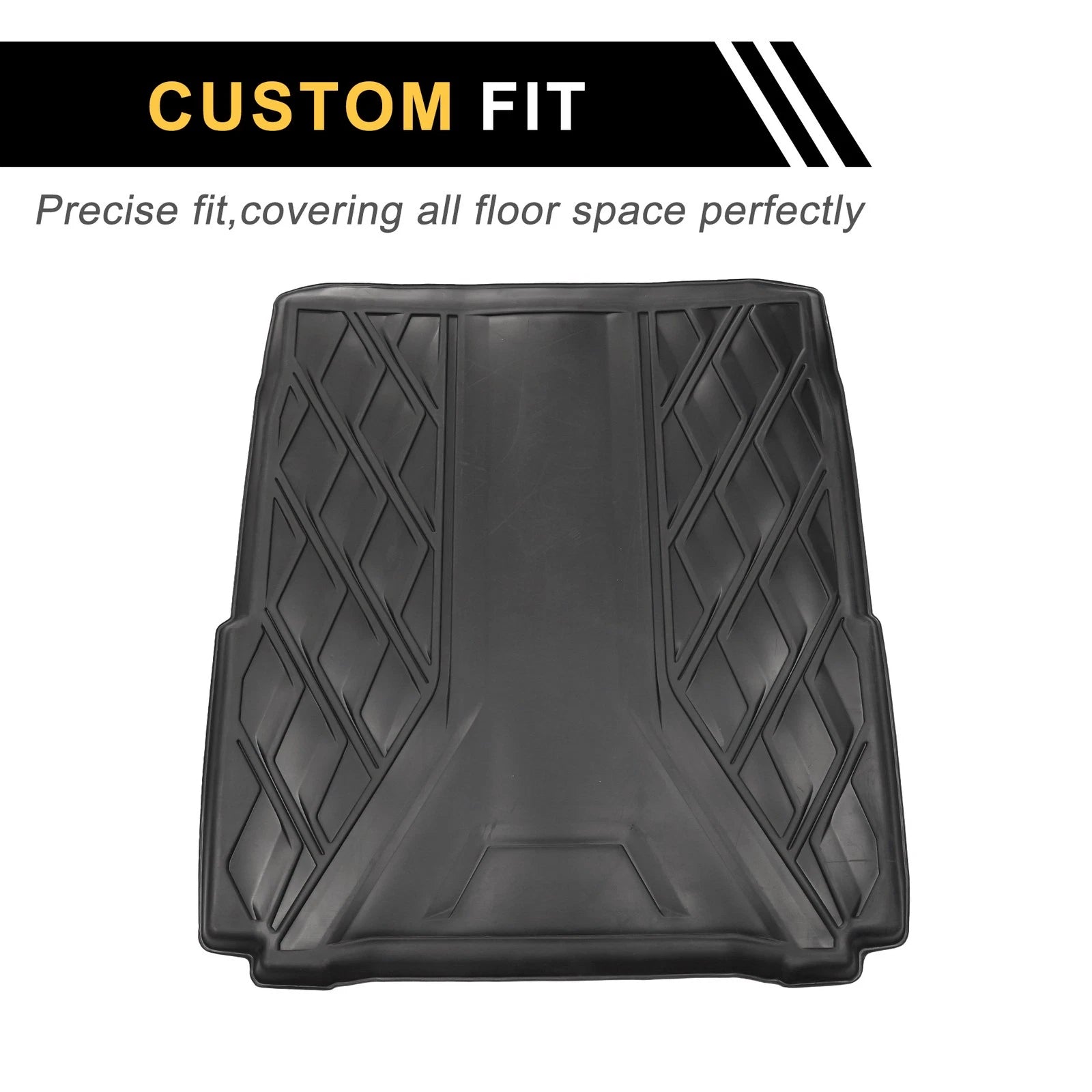 Cargo Liner Rear Trunk Mat for Porsche Panamera (2017–2023) Diamond Pattern