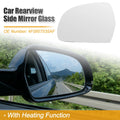 Left Side Heated Rearview Mirror Glass Replacement for Audi A3 (2008–2010)