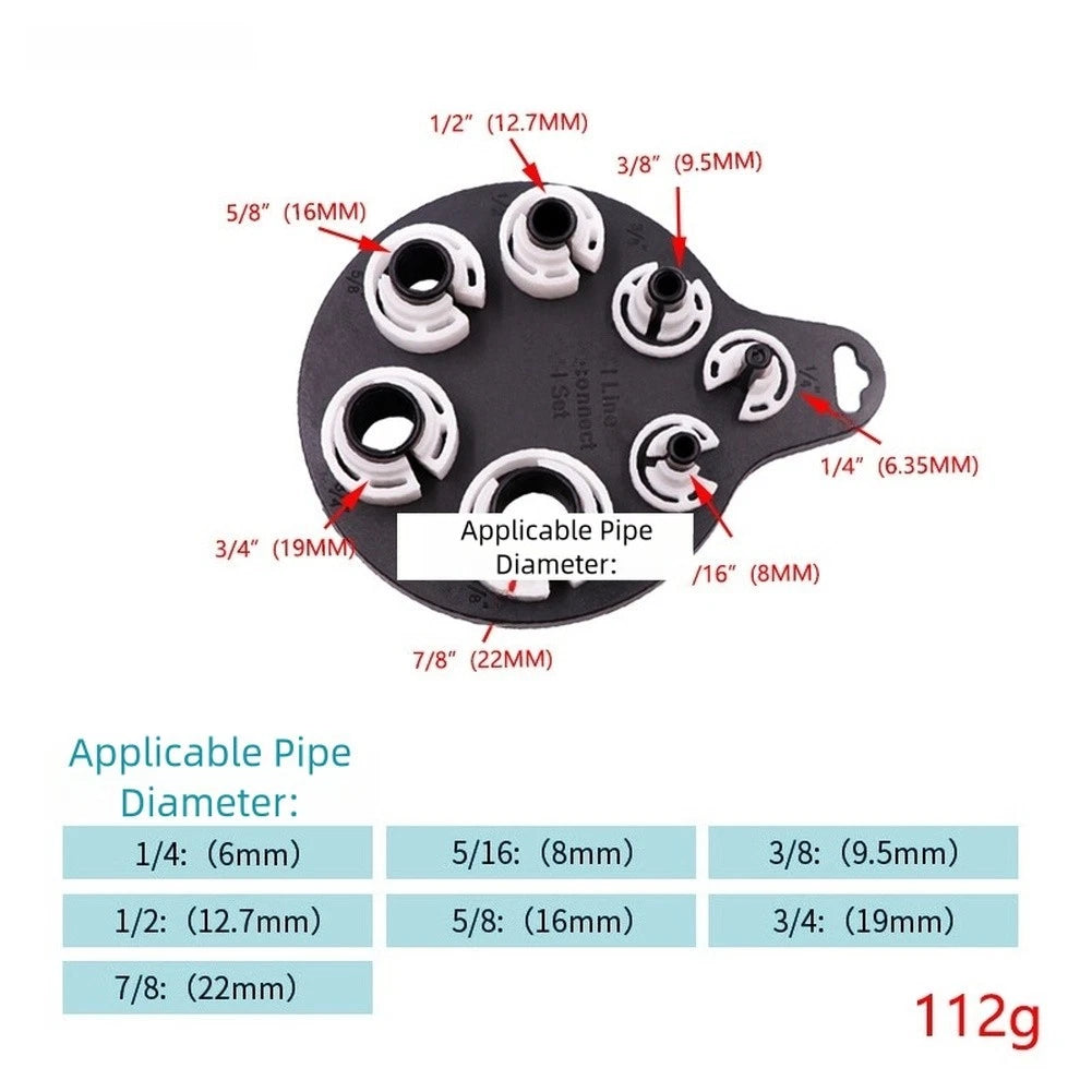 7 Piece Fuel Line Disconnect Tool Set for Car Air Conditioning