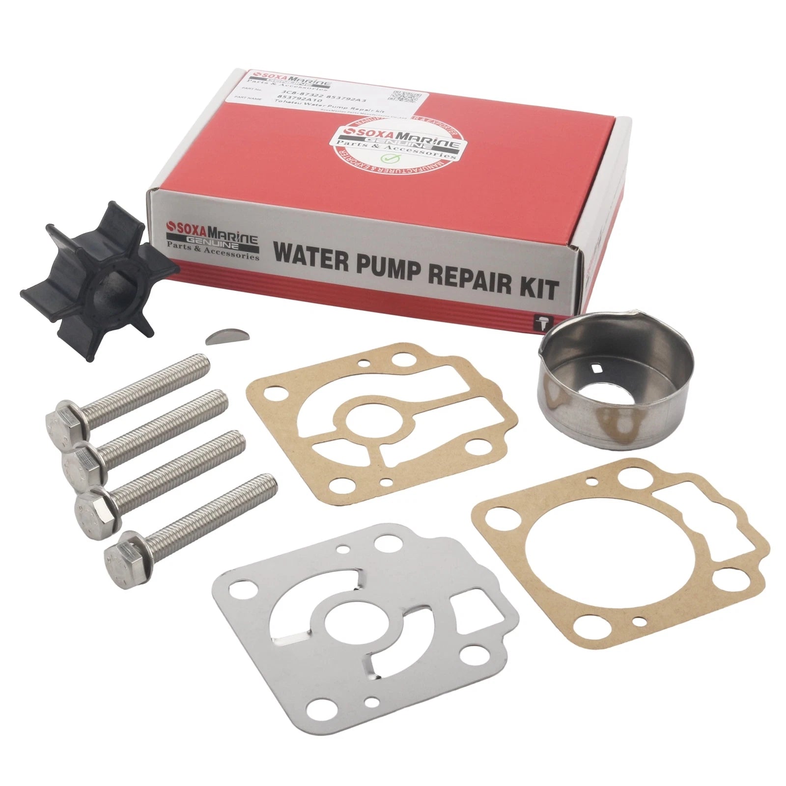 Water Pump Repair Service Kit for Nissan Tohatsu Outboard (3C8-87322)