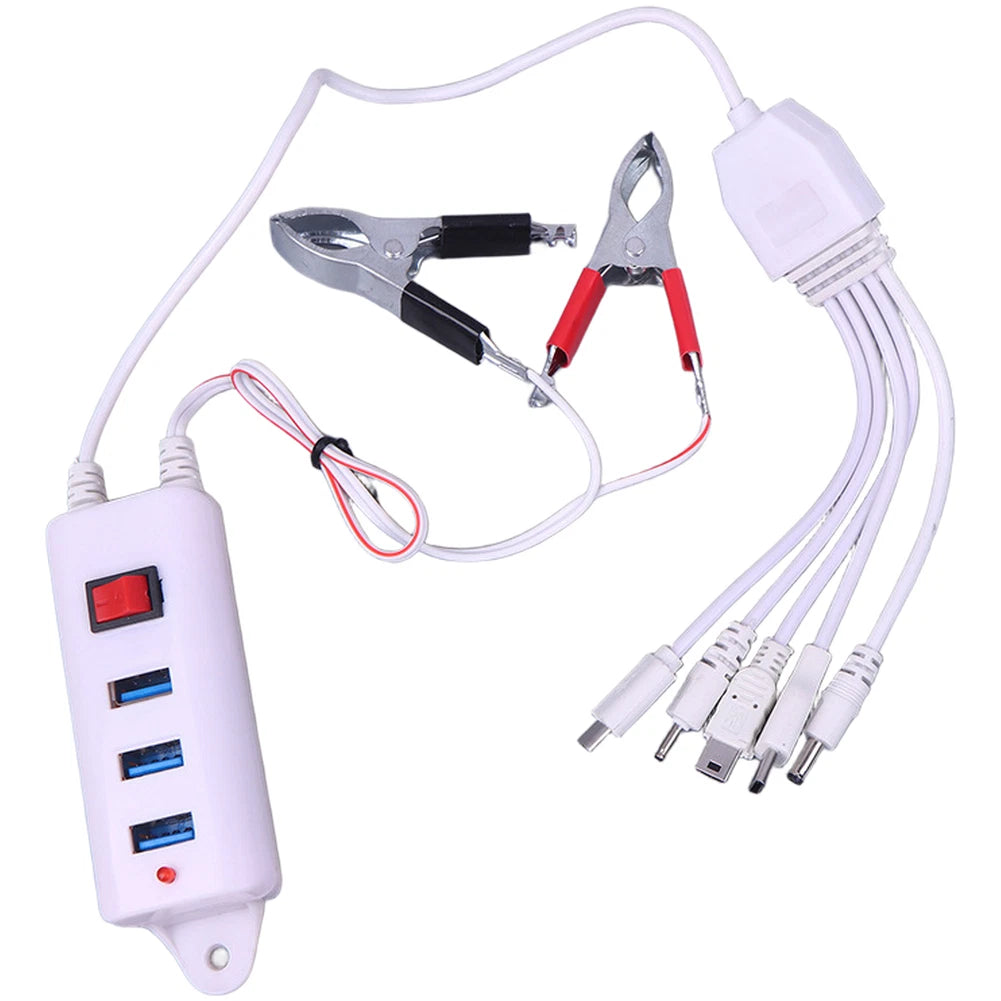 3 USB Port Car Power Adapter for Universal Use (2010–2023)