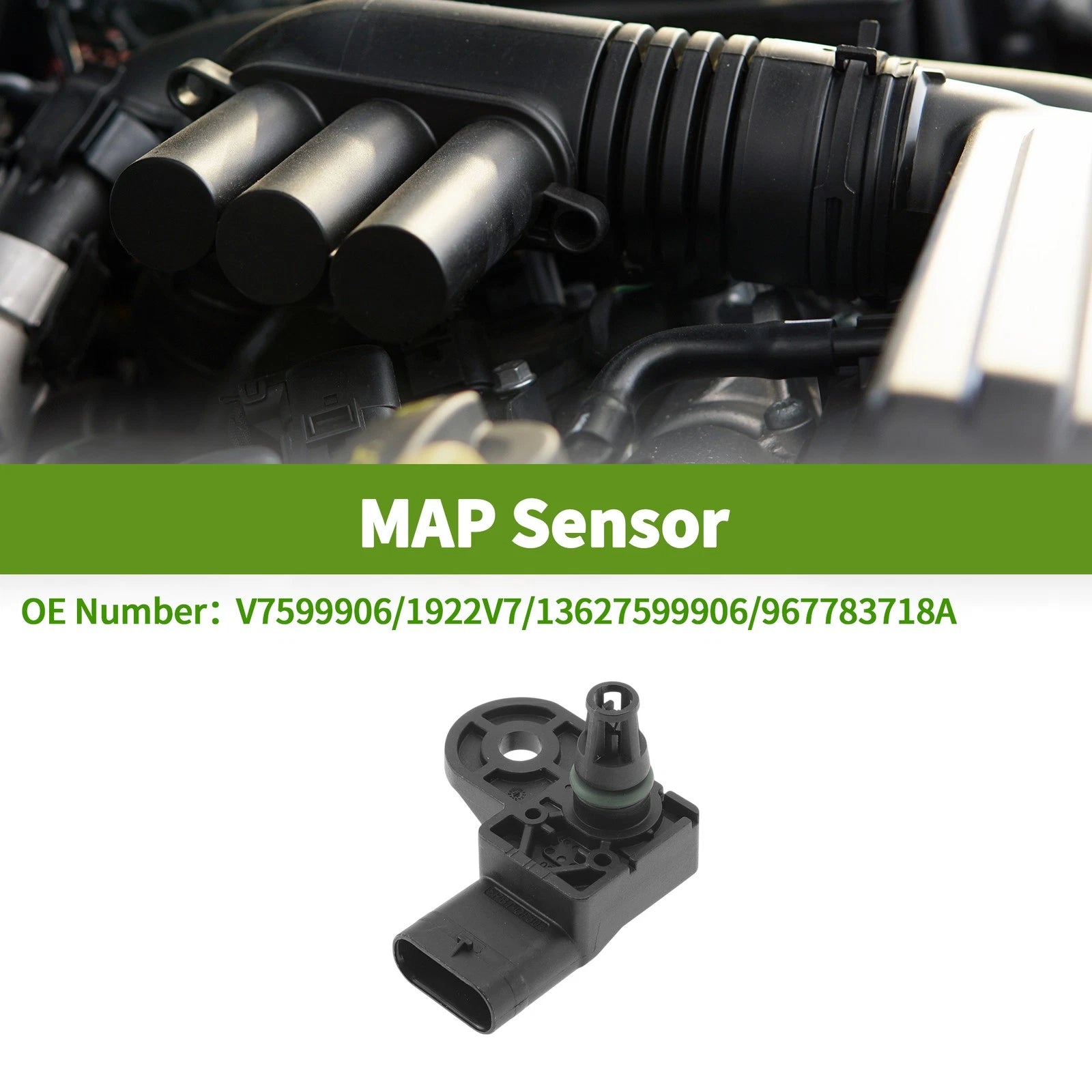 Manifold Absolute Pressure MAP Sensor Replacement for BMW 1 Series (F20) (2011–2019)