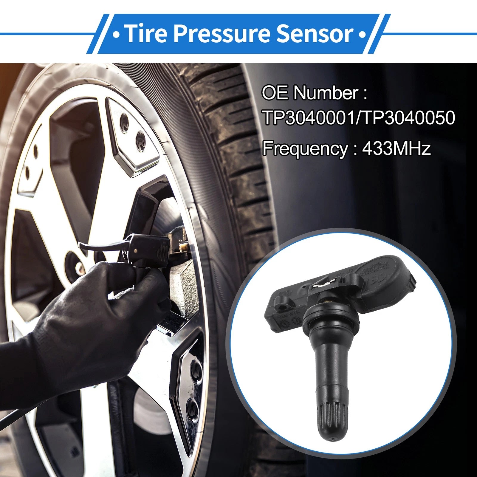 Tire Pressure Sensor OEM Replacement for Chevrolet Volt EV (2015–2016)