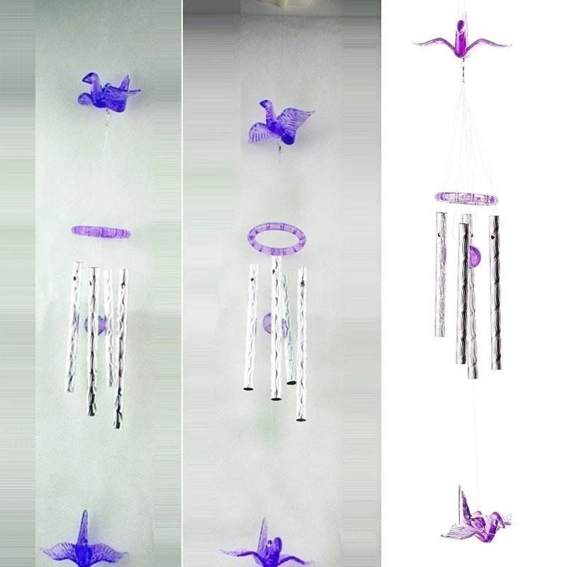 Plastic Hanging Wind Chimes for Outdoor Garden Decor