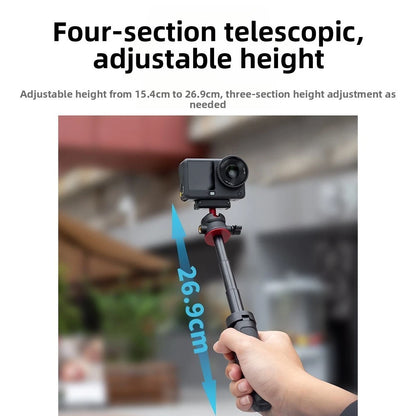Foldable Desk Tripod for DJI Action 6 and 5 Pro - Portable Magnetic Head