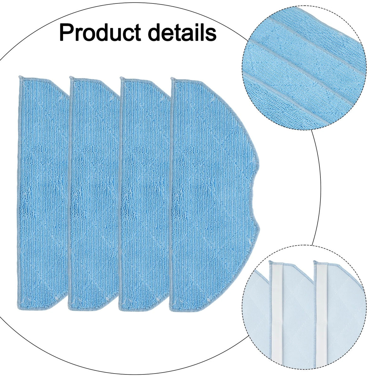 Mop Pad Replacement Kit for Tapo RVA300 (2020–2023) Set of 10