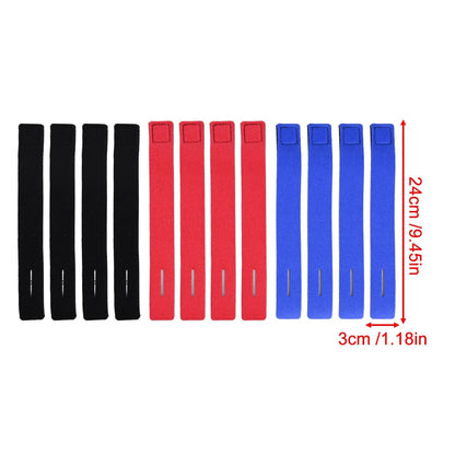 12 PCS Elastic Straps for Various Fishing Needs