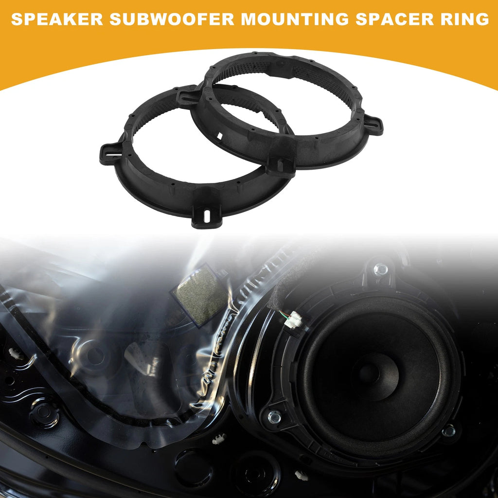Subwoofer Mounting Spacer Bracket Ring 2pcs for Hyundai 6.5in ABS (2000–2010)