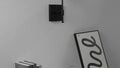 LED Wireless Wall Sconce Lamp Rechargeable Glass Black