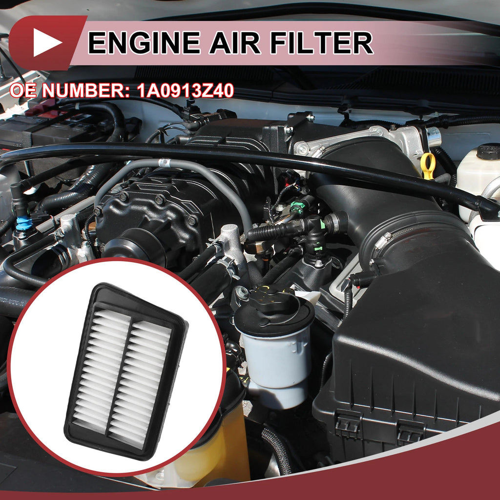 Car Engine Air Filter No. 1A0913Z40 for Mazda EBD-DG64V (1 Pc)