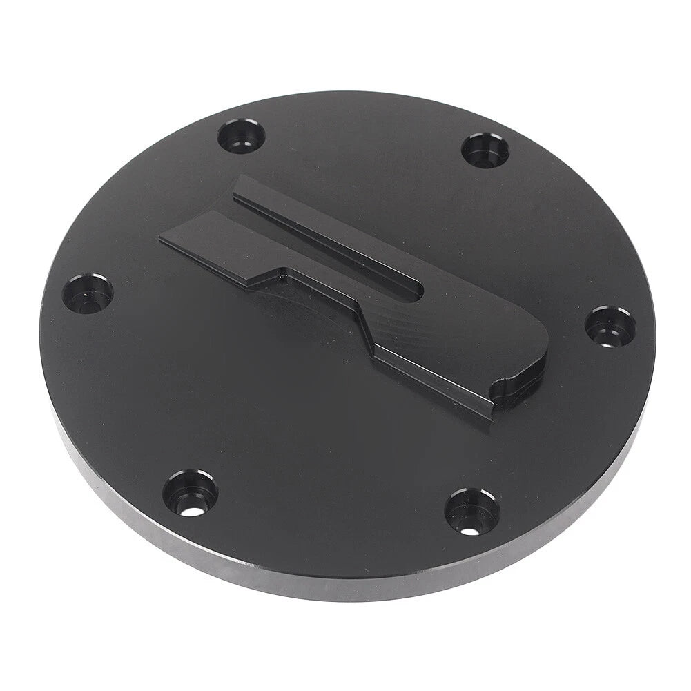 Chrome Black Engine Side Derby Cover for Suzuki Boulevard M109R (2007–2016)