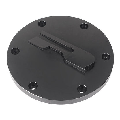 Chrome Black Engine Side Derby Cover for Suzuki Boulevard M109R (2007–2016)