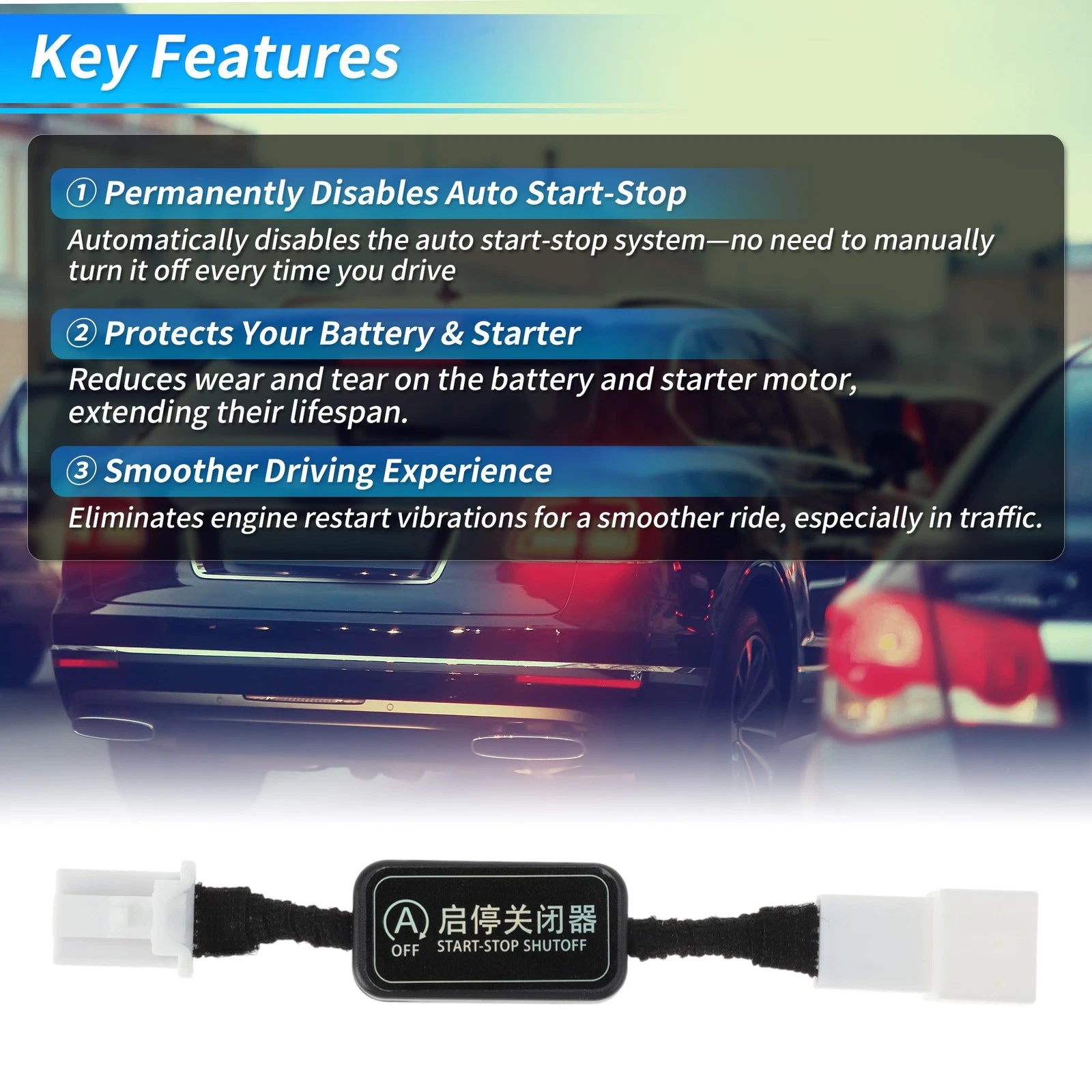 Idle Start Stop Eliminator for Toyota Tacoma (2024–2025) Auto Start Stop Disable