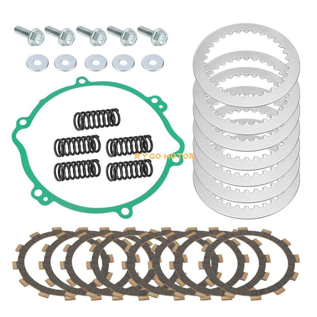 Clutch Friction Plate Kit with Heavy Duty Springs & Gasket for Yamaha YZ125 (1994–2004)