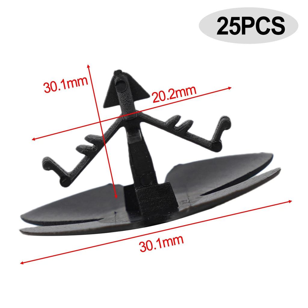 25 Pcs Hood Insulation Retainers for Honda Civic (2012–Present)