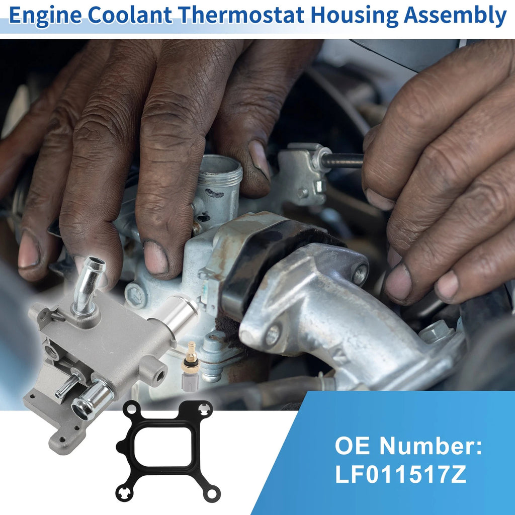 Engine Coolant Thermostat Housing for Mazda 3 2.0L (2006–2013)