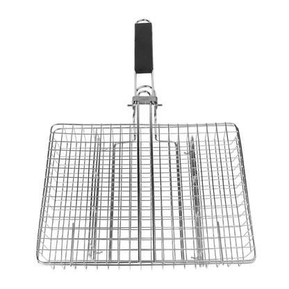 Folding Barbecue Grill Basket for Easy Food Handling