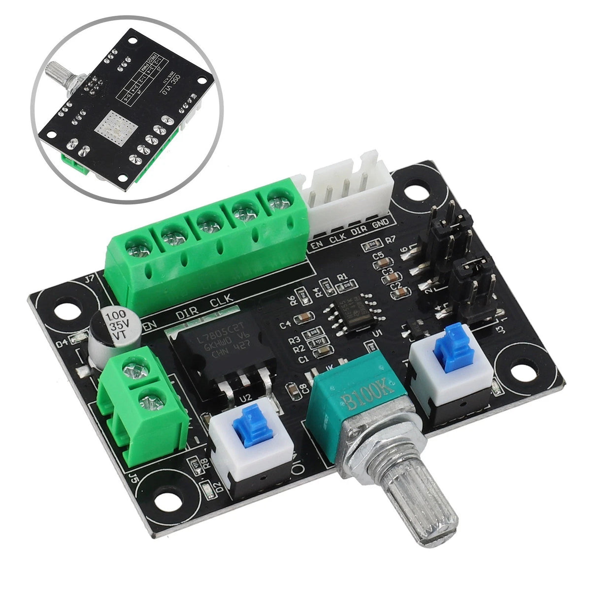 PWM Signal Generator for Stepper Motors with Adjustable Frequency Control