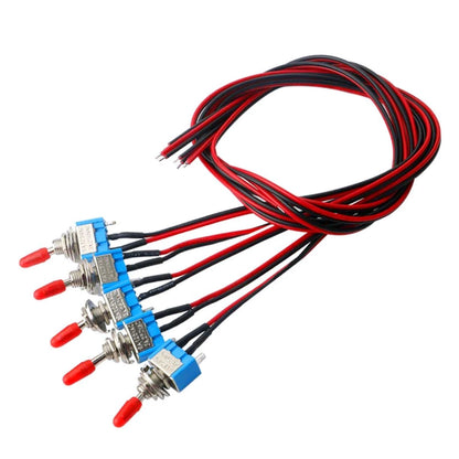 Toggle Switch for Universal Applications (Pre-Wired with 24AWG Wire)