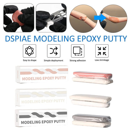 Epoxy Putty for DSPIAE Milliput Standard White Gray Skin