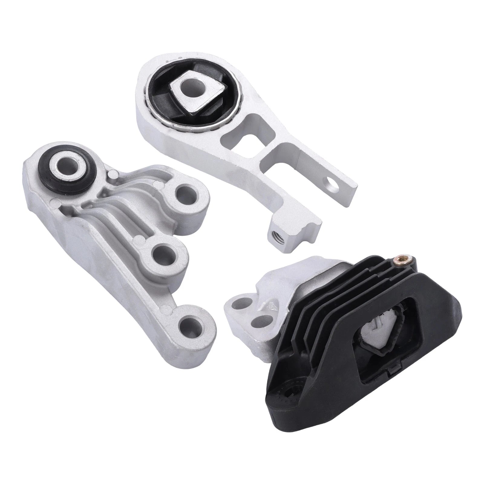 3Pcs Aluminum Engine Mount Bracket for Jeep Renegade 2015–2018